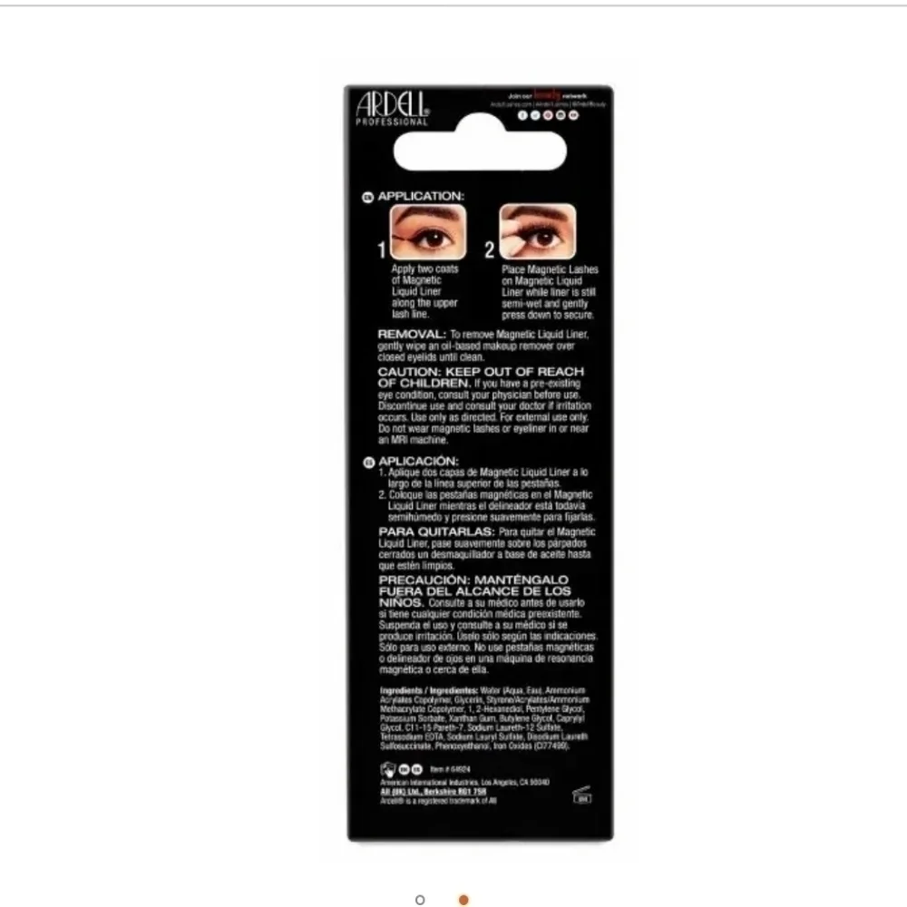 Ardell Magnetic liquid liner